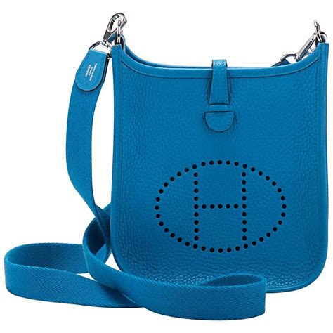 hermes evelyne blue zanzibar|Hermès Evelyne Bags .